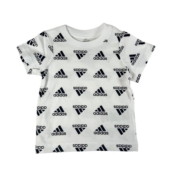 Adidas Baby Boys’ 2-Piece Outfit Set - Size 3M | Logo Tee & Shorts - Picture 3 of 6
